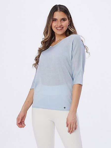 Christian Materne Strickpullover 3/4-Arm-Shirt Figurumspielend mit günstig online kaufen
