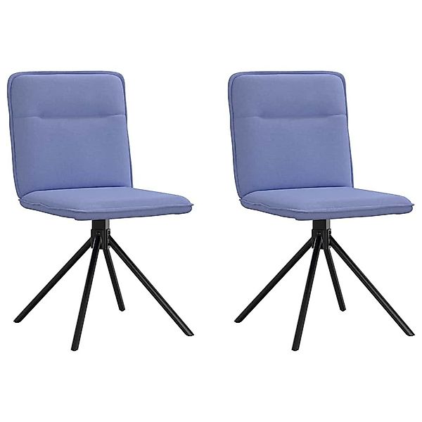 vidaXL Esszimmerstuhl Esszimmerstühle 2 Stk. Jeansblau günstig online kaufen