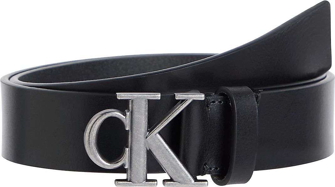 Calvin Klein Jeans Ledergürtel MONOGRAM PLAQUE günstig online kaufen