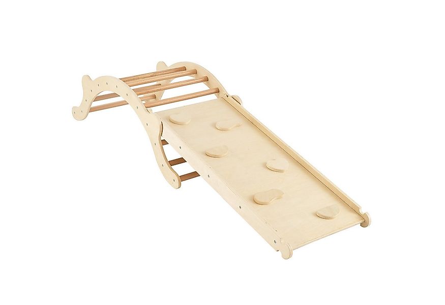 COSTWAY Rutsche 3 in 1 Kletterbogen, mit Rampe günstig online kaufen