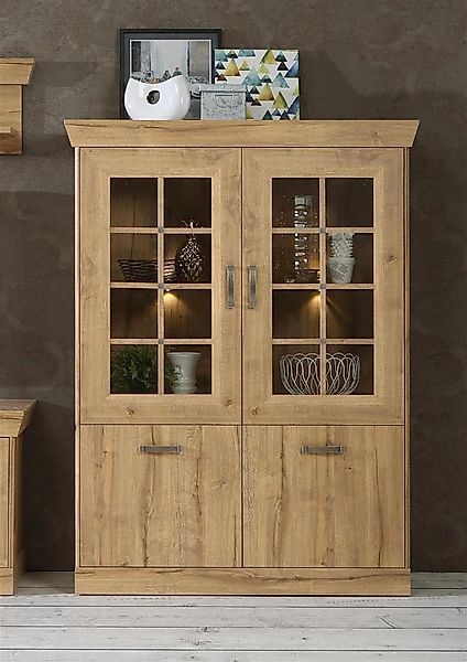 FORTE Vitrine 119,6 x 158,1 x 47 cm (B/H/T) günstig online kaufen