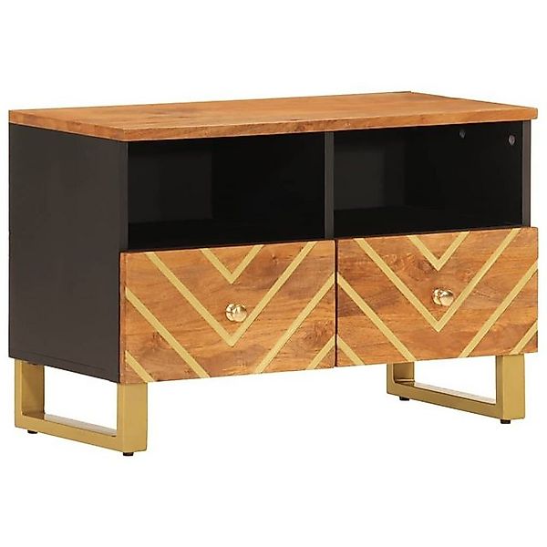 vidaXL TV-Schrank TV Schrank Sideboard Schrank Braun und Schwarz 70x33,5x46 günstig online kaufen