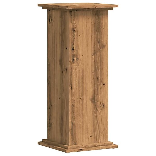 vidaXL Blumenständer Pflanzenständer Artisan-Eiche 33x33x80 cm günstig online kaufen