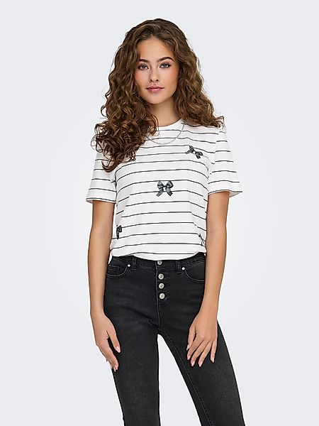 ONLY Kurzarmshirt ONLKIRA LIFE BOW S/S günstig online kaufen