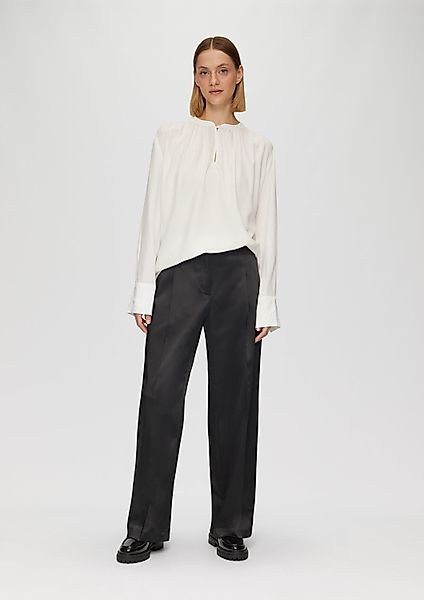 s.Oliver Chinos Hose Wide-Leg-Hose aus Satin günstig online kaufen