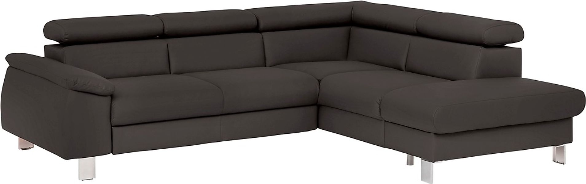 COTTA Ecksofa "Komaris L-Form mit Kopfteilverstellung", wahlweise mit Bettf günstig online kaufen