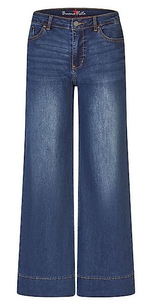 Buena Vista Weite Jeans – Jeans mit weitem Bein in Mittelblau günstig online kaufen