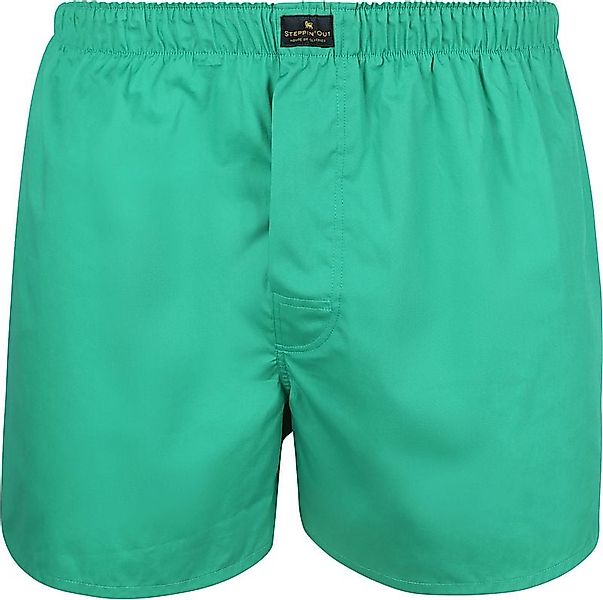 Steppin' Out Boxershort Racing Green Poplin - Größe XXL günstig online kaufen