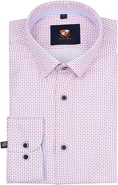 Suitable Hemd Druck Rosa - Größe 39 günstig online kaufen