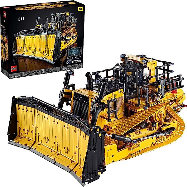 LEGO® Bulldozer Cat D11 Schubraupe Schürfraupe Kettendozer Konstruktionsspi günstig online kaufen