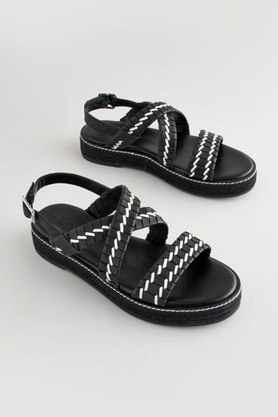 Next Forever Comfort® Zehentrenner-Slingbacks aus Leder günstig online kaufen