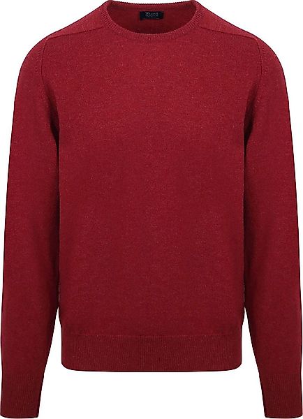 William Lockie  O-Auschnitt Pullover Lammwolle rot - Größe XXL günstig online kaufen