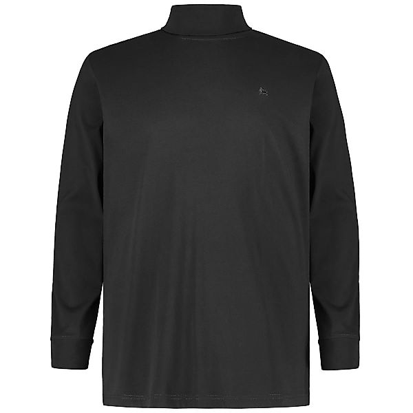Lerros Rollkragenshirt aus Baumwolle Farbe schwarz Größe: 6XL günstig online kaufen