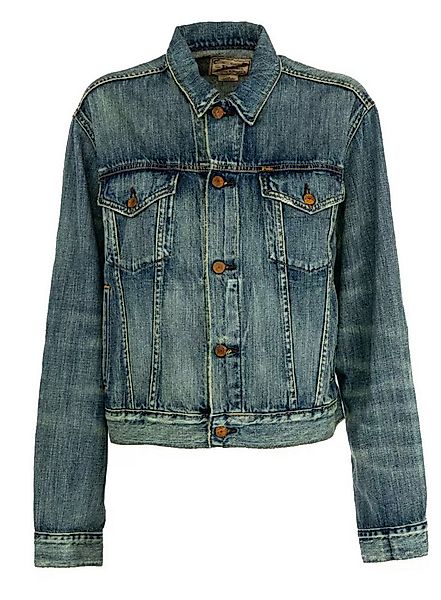 Polo Ralph Lauren Jeansjacke Damen 80s Retro Mexico Denim Cropped Vintage J günstig online kaufen