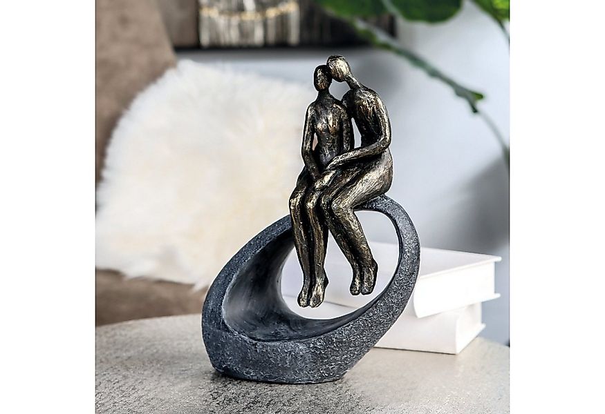 Casablanca by Gilde Dekofigur Skulptur Moment, bronzefarben/grau (1 St), De günstig online kaufen