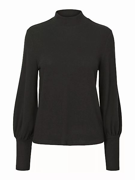 NOISY MAY Stehkragen Pullover Damen Schwarz günstig online kaufen