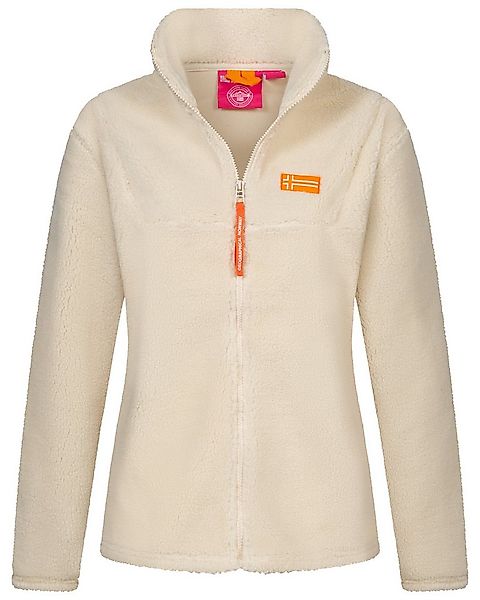 Geographical Norway Fleecejacke Damen Teddy Fleece Jacke Herbst Winter Jack günstig online kaufen