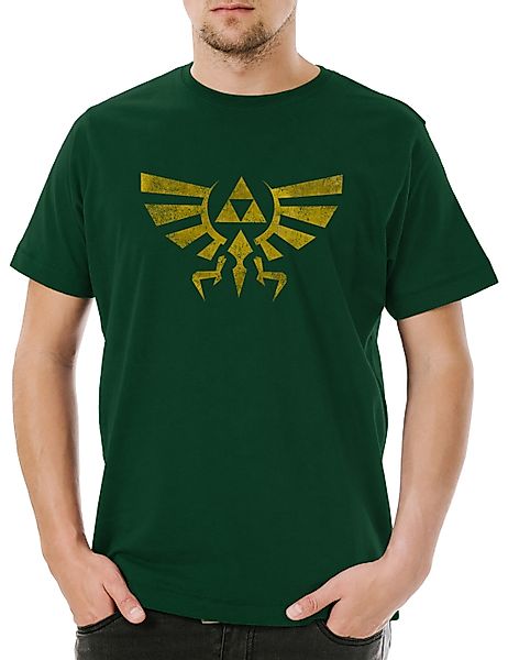 Urban Backwoods Print-Shirt Triforce Vintage Logo günstig online kaufen