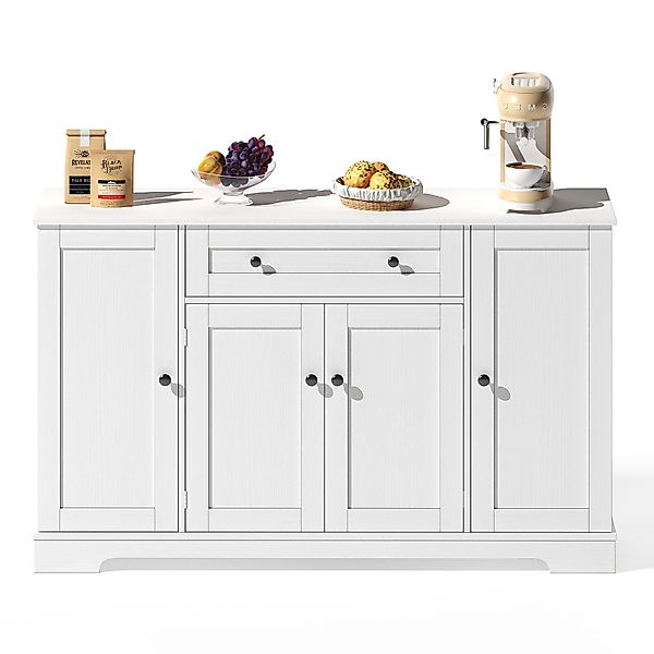 MODFU Sideboard Küchenbuffet,Kommode, mit verstellbaren Einlegeböden günstig online kaufen