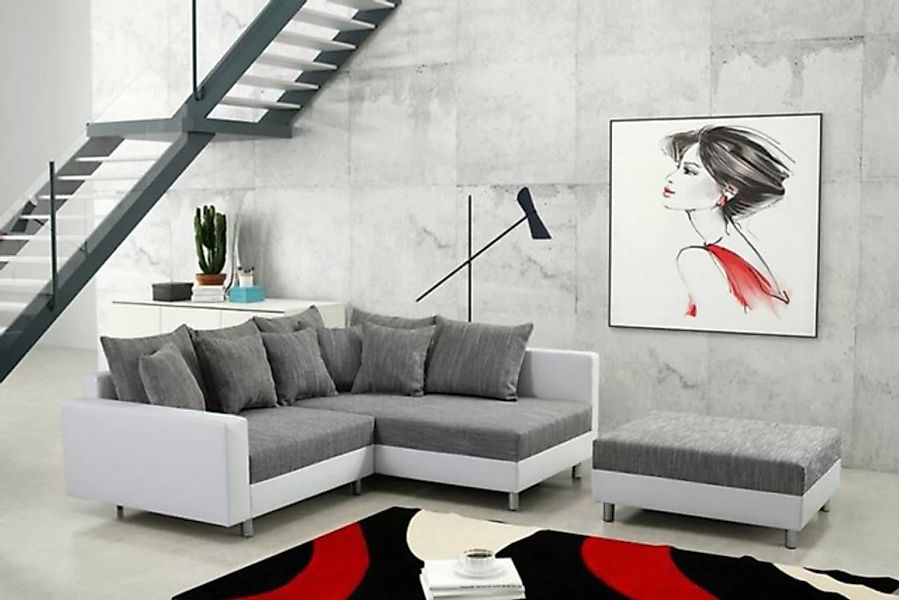 Küchen-Preisbombe Sofa Modernes Couch Ecksofa Eckcouch in weiss Eckcouch mi günstig online kaufen