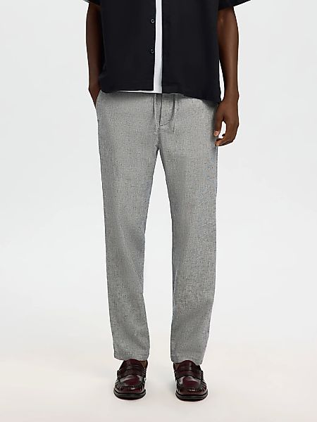 SELECTED "SLH172-SLIMTAPE BRODY LINEN PANT NOOS" mit Leinen günstig online kaufen