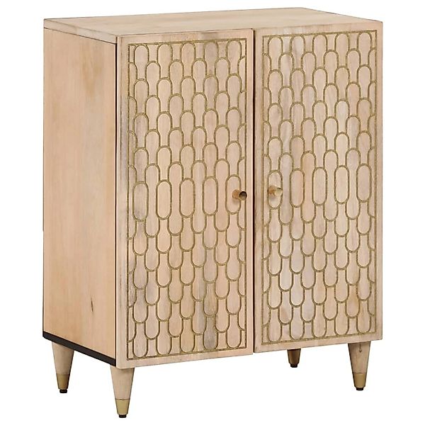 vidaXL Beistellschrank 60x33x75 cm Massivholz Mango 358250 günstig online kaufen