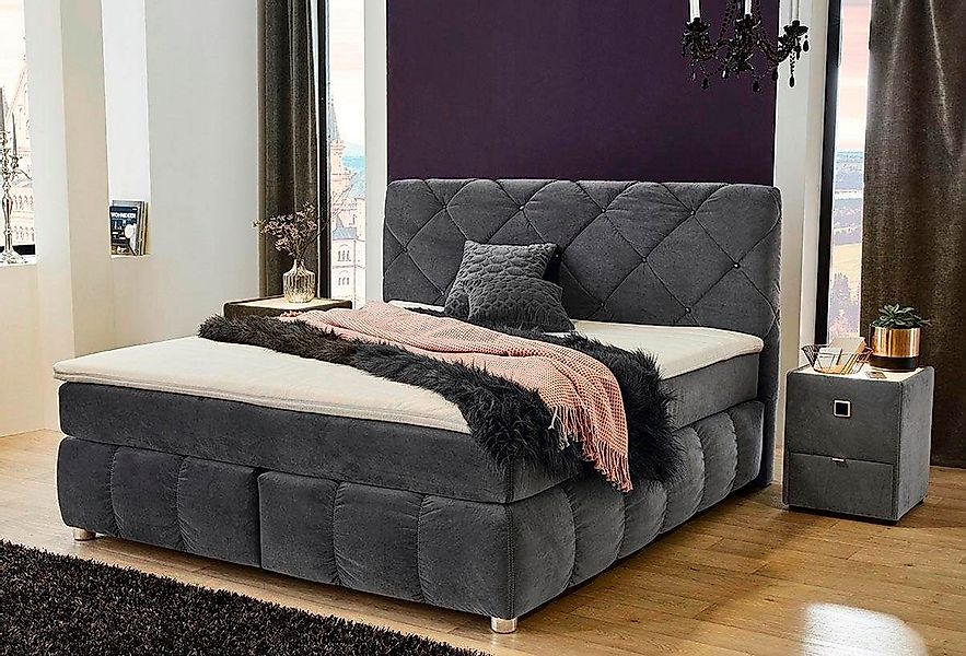 Jockenhöfer Gruppe Boxspringbett Bella, mit Kaltschaum-Topper günstig online kaufen