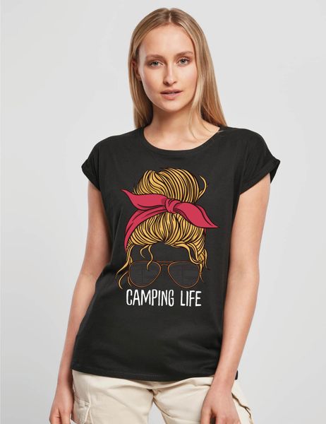 Youth Designz Print-Shirt "Camping Life Frau" günstig online kaufen