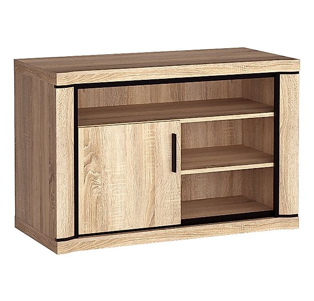 Lomadox Lowboard DUNEDIN-161, Fernsehschrank, 107cm, Sonoma Eiche günstig online kaufen