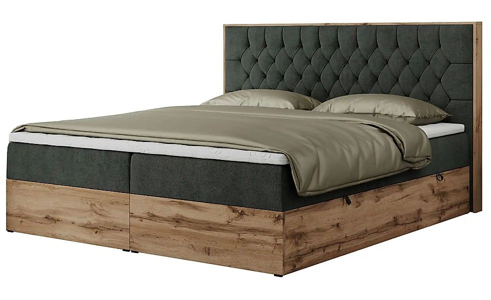 Boxbett mit Bettkasten Amore ¦ grau ¦ Maße (cm): B: 148 H: 115 Betten > Kom günstig online kaufen