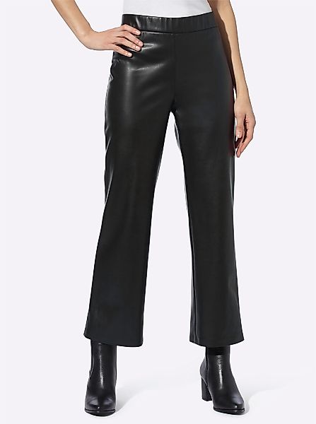 heine Jerseyhose Lederimitat-Hose Innenbeinlänge ca. 68 günstig online kaufen