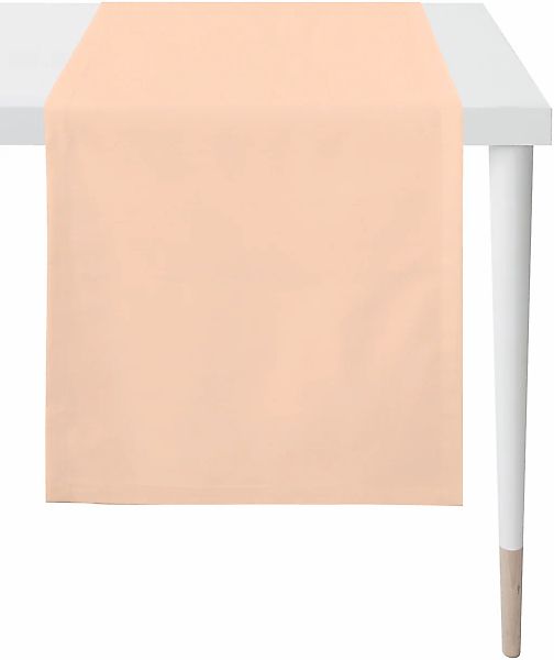 APELT Tischläufer "4362 Rips-Uni" UNI-BASIC günstig online kaufen