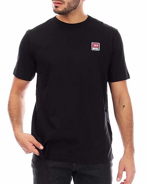 Diesel Rundhalsshirt Regular Fit mit Logo-Patch - T-JUST 16 günstig online kaufen