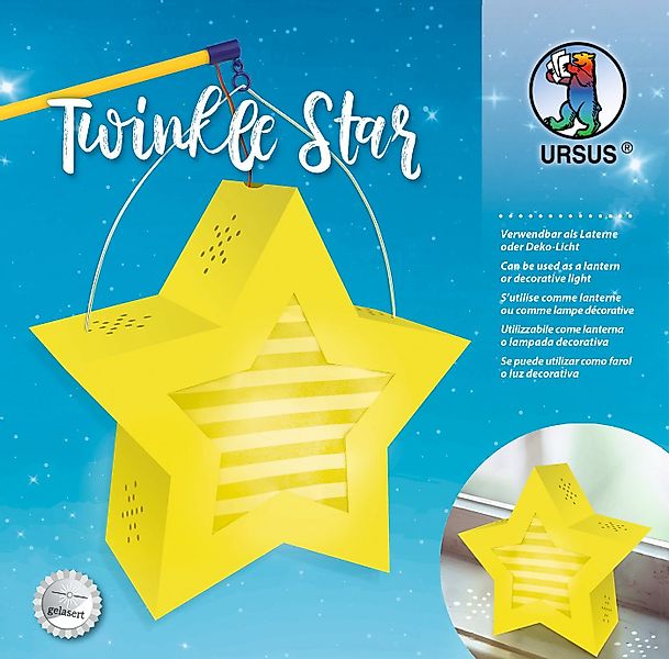 Ursus - Ludwig Bähr Papierlaterne Twinkle Star, Ø 19 cm günstig online kaufen