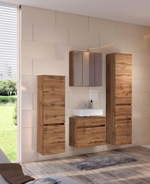 welltime Spiegelschrank "Baabe" Breite 60 cm, mit 3D-Effekt, dank 3 Spiegel günstig online kaufen