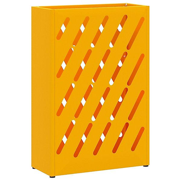 vidaXL Schirmständer Senfgelber Regenschirmständer 28x12x41 cm günstig online kaufen