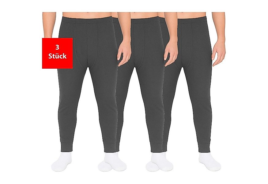 Fashionschmiede Thermounterhose Herren Thermo Hose im 3er Pack warme bequem günstig online kaufen