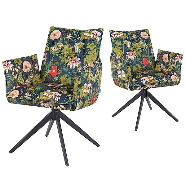 DUBI Möbel Polsterstuhl Mika-Nina 2er-Set, Federkern, günstig online kaufen