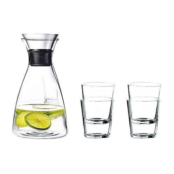 Karaffe Stoppe-goutte glas transparent Set bestehend aus 1 tropffreien Kara günstig online kaufen