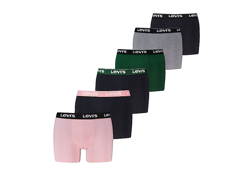 Levi's® Boxershorts LEVIS MEN REPEAT LOGO BOXER BRIEF 6P (6er Pack) günstig online kaufen