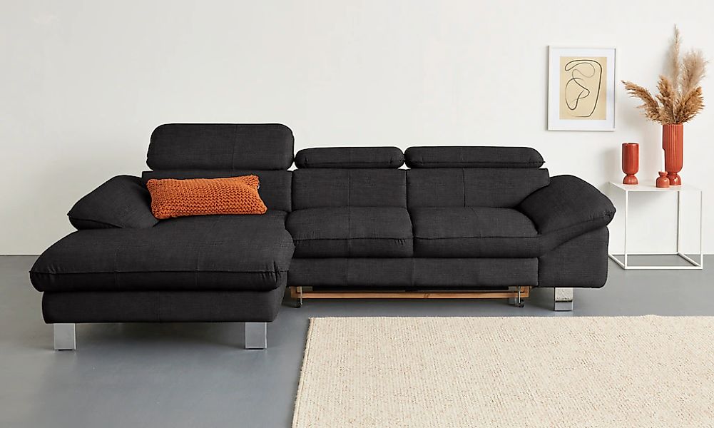 COTTA Ecksofa "Driver L-Form" mit Kopfteilverstellung, wahlweise mit Bettfu günstig online kaufen