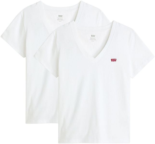 Levi's® T-Shirt VNECK TEE 2 PACK (Packung, 2-tlg) günstig online kaufen
