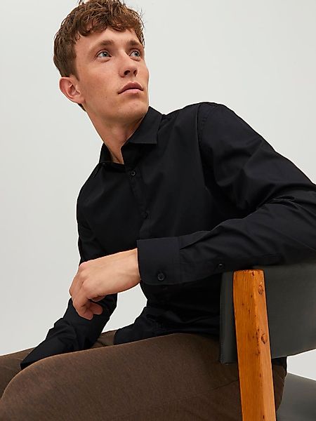 Jack & Jones Langarmhemd "JJJOE SHIRT LS PLAIN" günstig online kaufen