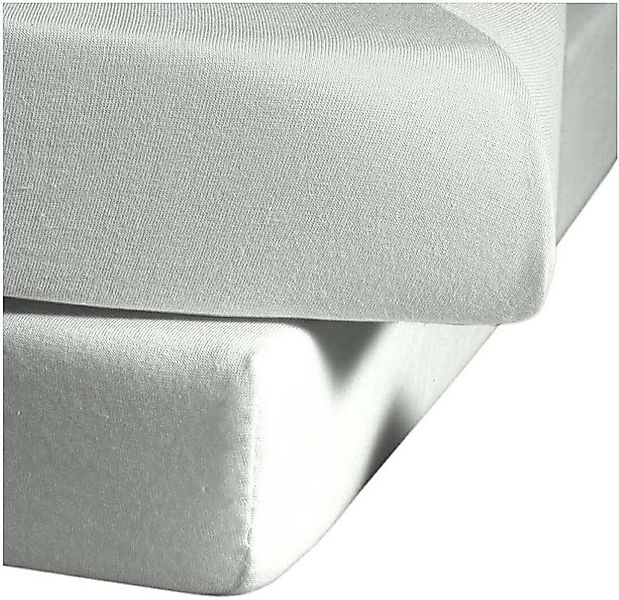 fleuresse Spannbettlaken Comfort Jerseyspannlaken, 96% Baumwolle, günstig online kaufen
