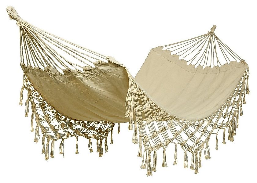 Hängematte PARADIN, Beige, Mischgewebe, B 290 x T 100 cm, (1 St), bis 120 k günstig online kaufen
