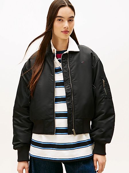Tommy Jeans Bomberjacke "TJW ESSENTIAL BOMBER JACKET" ohne Kapuze Mit Reißv günstig online kaufen