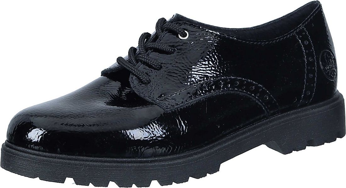 Rieker Schnürer Slipper aus strapazierfähigem Synthetik günstig online kaufen