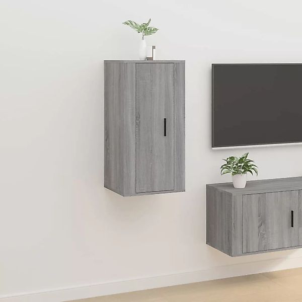 Vidaxl Tv-wandschrank Grau Sonoma 40x34,5x80 Cm günstig online kaufen
