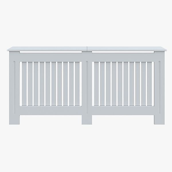 SONNI Heizungsverkleidung Heizkörperverkleidung, weiß, 78cm-172cm, Vertikal günstig online kaufen