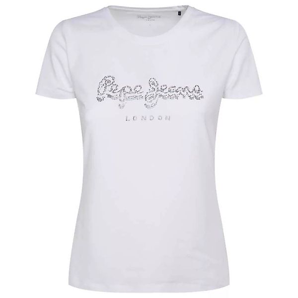 Pepe Jeans Beatrice Kurzärmeliges T-shirt XS Optic White günstig online kaufen